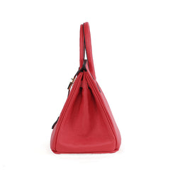 Platinum Bag in First Layer Cowhide for Women